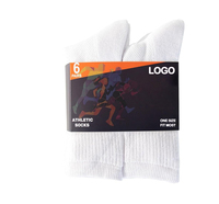 Chaussettes de sport en coton épais de qualité supérieure pour hommes, personnalisables avec logo, idéales pour le basketball et le quotidien, vente en gros