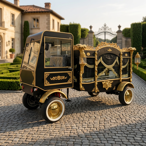 Funeral Suppliers Customized New Electric <b>Hearses</b> <b>for</b> <b>Sale</b> Funeral <b>Hearse</b> Wagon Carriage Black Closed <b>Hearse</b> - Product Image 1