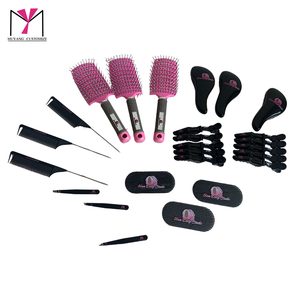 ชุดหวีคุณภาพสูง MUYANG ประกอบด้วยแปรงหวีทรงใบมีดมะม่วง แปรงหวีขอบกว้าง และหวีหางหนู - Product Image 1