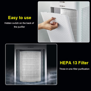 <span class=keywords><strong>Purificateur</strong></span> <span class=keywords><strong>d</strong></span>'<span class=keywords><strong>air</strong></span> domestique à 3 couches HEPA13 et charbon actif pour chambre et bureau - Product Image 2