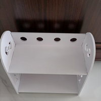Étagère à livres en plastique moderne en forme de Z, 2, 3 ou 4 niveaux, pour bureau d'ordinateur, organisateur de bureau en PVC, étagère de rangement