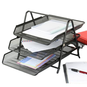 SAM SM2214 - Juego de Escritorio Metálico Multifuncional de 5 Piezas de Alta Calidad al Mejor Precio, Organizador de Oficina con Soporte para Escritorio/Archivos - Product Image 1
