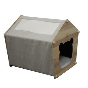 Rascador inteligente de madera plegable para gatos, cama de juego para interior, fácil de instalar - Product Image 2