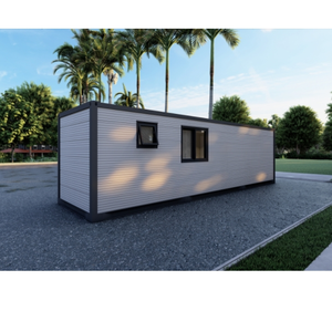 <span class=keywords><strong>Cabine</strong></span> de 30 pieds pour conteneur Resort Home Entièrement meublé Modulaire Préfabriqué Homestay Wood Jungle Cabin - Product Image 4