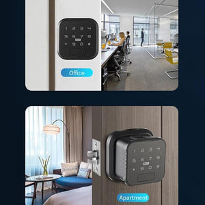ลูกบิดยุโรประบบดิจิทัลแอปเพล็ตที่ล็อคประตูอัจฉริยะระบบไวไฟอิเล็กทรอนิกส์ - Product Image 6
