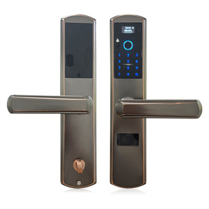 ยูเฟิง ไมชิสมาร์ทล็อคประตู รหัสผ่านลายนิ้วมือ แผงสแตนเลส เปิดด้วยมือเดียว กึ่งอัตโนมัติ รุ่น DFB1 - Product Image 1