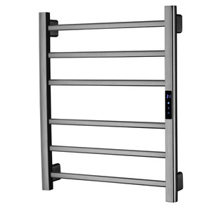 Sèche-serviettes électrique SUS304 avec minuterie, finition brossée, support <span class=keywords><strong>chauffant</strong></span> pour serviettes de salle de bain, <span class=keywords><strong>prix</strong></span> abordable, <span class=keywords><strong>porte</strong></span>-serviettes d'hôtel - Product Image 1