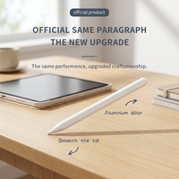 Pena Stylus Aktif Magnetik Grosir untuk iPad iPhone Android Samsung Tablet, Anti Sentuhan Telapak Tangan, Sensitif Terhadap Kemiringan, Dapat Diisi Ulang
