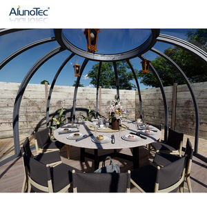 Cubierta de <span class=keywords><strong>techo</strong></span> transparente para exteriores, cubierta de Spa, dosel moderno, carcasa de cúpula de <span class=keywords><strong>policarbonato</strong></span> deslizante - Product Image 2
