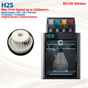 Imprimante 3D H2D Combo à double buse AMS 2 <span class=keywords><strong>Pro</strong></span> 350x320x325mm 1000mm/s Haute Vitesse <span class=keywords><strong>350</strong></span> ° Machine de découpe et de gravure laser 3D - Product Image 1