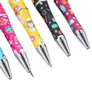 Personalized DIY Metal for Ballpoint Pen <b>Creative</b> Multicolor Silk Screen Printed Rotating Portable Pen for Promotional <b>Gift</b> - Product Image 3