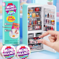 Lot de Mini-Réfrigérateurs ZU RU Originaux en Forme de Boule pour Remplir le Réfrigérateur, Boîte Mystère, Jouets Décoratifs pour Enfants, Cadeaux