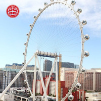 Gran Rueda Gigante con Cabina Climatizada para Parques de Atracciones, Tipo London Eye, para Venta