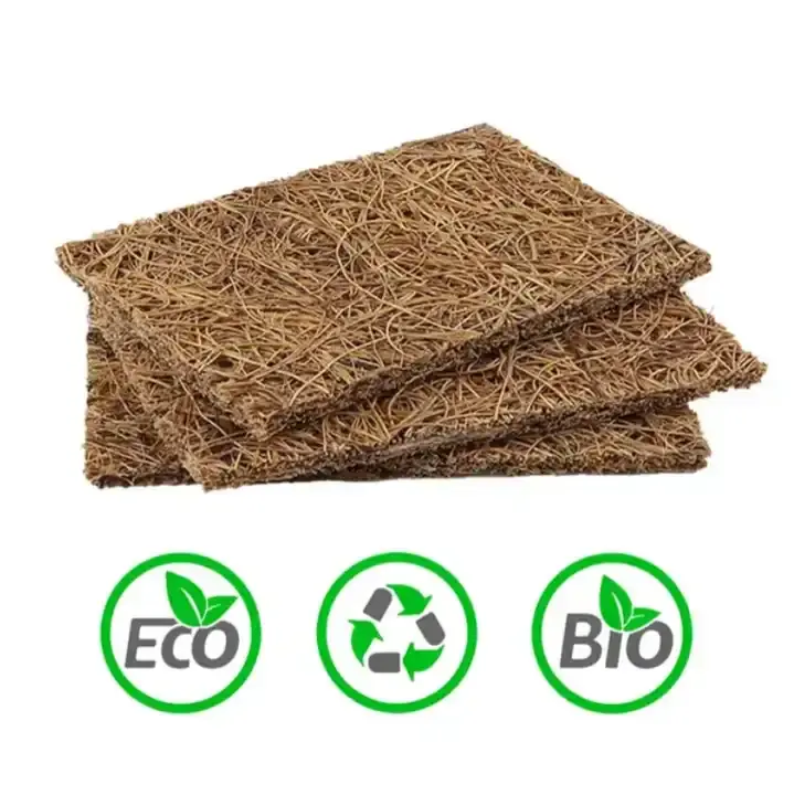 100% Eco-Vriendelijke Biologisch Afbreekbare Kokosvezel Kokosmat Kos Mulch Mat Hoge Standaard Natuurlijke Ronde Kokos Mulch Mat