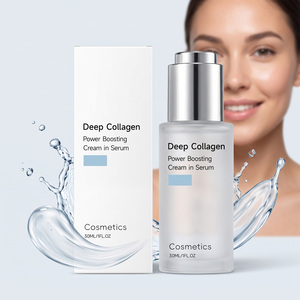 Diepgaande collageen powerboost crème in <span class=keywords><strong>serum</strong></span> met gehydrolyseerd collageen, verstevigend en poriënverfijnend gezichtserum - Product Image 1