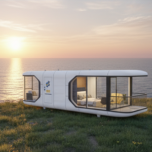 Unidad de Vivienda Modular Apilable y Expandible con Estructura de Acero Impermeable para la Construcción de Hoteles o Complejos <span class=keywords><strong>Residenciales</strong></span> - Product Image 4