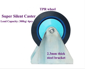 Hoàn Toàn Im Lặng <span class=keywords><strong>PH300</strong></span> Gấp Kho Tay Xe Tải 300Kg Có Thể Gập Lại Xe Tải Nền Tảng Xe Đẩy 9060 SF Xách Tay Nhựa Virgin Handcart - Product Image 5