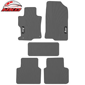 Tapis de sol de voiture en Latex, gris, toutes saisons, 5 pièces, Style IKON, imperméables, adaptés à Honda Accord 2008 – 2012 - Product Image 1