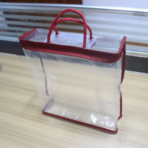 Texpack Transparante Plastic Verpakkingstas Voor Bedlaken Doek Gordijn Klamboe Stofdichte Vuilbestendige Ritssluiting Tas Met Handvat - Product Image 1