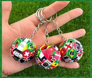 Llavero de fútbol miniatura 2026 con banderas nacionales para la Copa Mundial, regalos, artículos deportivos, colgante para mochila, uso diario - Product Image 4