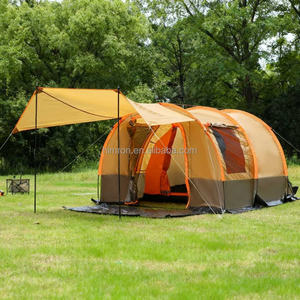 <span class=keywords><strong>Tente</strong></span> tunnel imperméable 5-8 personnes, abri extérieur portable toutes saisons pour le <span class=keywords><strong>camping</strong></span> familial et la randonnée - Product Image 2