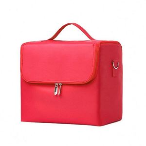 Sac de toilette professionnel en tissu Oxford polyester imperméable grande capacité pour maquillage et voyage transfrontalier – Vente en gros - Product Image 5