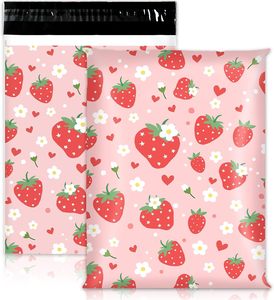 Sacs d'emballage pour fruits roses, enveloppes auto-adhésives pour l'envoi postal, pour les petites entreprises, les vêtements, les cadeaux d'été - Product Image 1