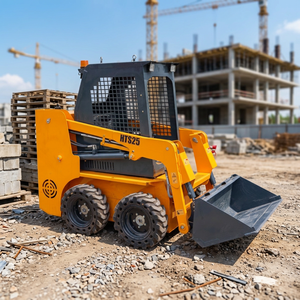 Cargadora de Ruedas con Dirección Deslizante de 300 kg de Carga Nominal y 2090 mm de Altura de Descarga, Cargadora Frontal para Proyectos de Construcción - Product Image 1