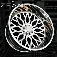 Jantes en alliage forgées concaves polies 8x180 8x170 8x6.5 6x197.3 pour camions 4x4 tout-terrain 28x14 28x16 30x14 30x16 pour Chevrolet Mfg