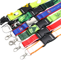 Cordons en polyester Ranguo écologiques, imprimés par sublimation, porte-badge avec crochet, logo personnalisé, vente en gros, sangle de cou pour événements