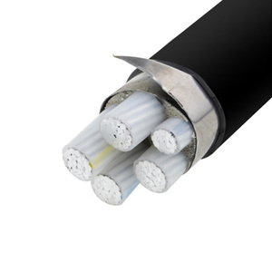 Cables de alimentación de <span class=keywords><strong>aluminio</strong></span> de bajo voltaje, con chaqueta de PVC, <span class=keywords><strong>4</strong></span> núcleos, para construcción - Product Image 1