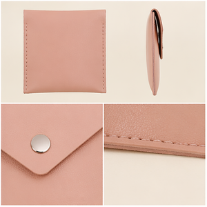 PU Leather <b>Jewelry</b> <b>Packaging</b> Envelope Wallet for Chain Pendant and Ring - Product Image 4