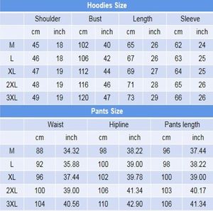 <span class=keywords><strong>M</strong></span>-3XL pakaian olahraga pria, Hoodie dan celana 2 potong kasual musim gugur musim dingin, baju Fitness lari - Product Image 2