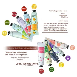 Crème hydratante pour les mains à absorption rapide de haute qualité au pamplemousse, mains sèches et gercées, apaise, adoucit, crème pour les mains naturelle mini OEM - Product Image 3