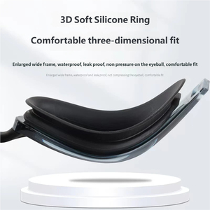 Gafas de Natación Duraderas Antivaho y Resistentes al Agua, Diseño de Marco Pequeño Ajustable para Uso Universal, <span class=keywords><strong>Entrenamiento</strong></span> Profesional de Competición - Product Image 4