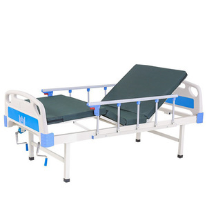 Manual Hospital <b>Bed</b> Adjustable Height Backrest Leg <b>Support</b> Carbon Steel One Size Nursing <b>Bed</b> <b>For</b> Hospital Patients Elderly - Product Image 2
