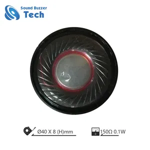 Sıcak satış 40mm kulaklık hoparlör 300 ohm 320 ohm 10mw kulaklık hoparlör sürücüsü