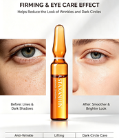 Ampoule liquide raffermissante et hydratante pour le soin de la peau du visage, à base de Centella, vitamine C, hyaluronate de sodium et astaxanthine, marque privée OEM/ODM