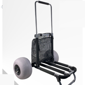 Alüminyum yapısı ile Yonk özelleştirilebilir katlanır plaj sepeti iki tekerlekli balon tekerlek platformu-oem araçları kullanım için desteklenen - Product Image 1