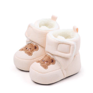 Zapatos <span class=keywords><strong>de</strong></span> Bebé <span class=keywords><strong>de</strong></span> Invierno con Nuevo Diseño, Zapatos <span class=keywords><strong>de</strong></span> Felpa Gruesos <span class=keywords><strong>para</strong></span> Bebés, Suelas Suaves Antideslizantes, Zapatos Cálidos y Cómodos <span class=keywords><strong>para</strong></span> Niños Pequeños - Product Image 3