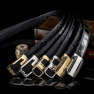 Cinturón de Cuero de Cocodrilo 100% Genuino de Alta Calidad para Hombre, Duradero, de 3.5CM, Cinturones de Marca para Hombre - Product Image 5