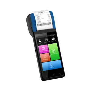 Scanner de codes à barres portable tout-en-un 4G Android 12 Dual Sim Scanner de codes QR sans fil mobile sans fil Android Lottery Pos