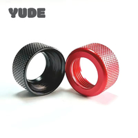 Vis de verrouillage en alliage d'aluminium avec tête sphérique de 17 mm, interface de conversion universelle, processus de moletage, raccord métallique générique
