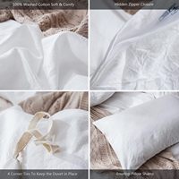 Vente en gros de linge de lit Nantong 100 coton lavé en microfibre linge de lit solide pour hôtel drap de lit linge pour hôtel