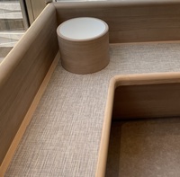 Revêtement mural en vinyle tissé ECO-21018 avec support en PVC fin pour usage commercial