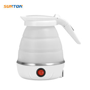 Bouilloire électrique pliable et portable SUNTON, mini, en silicone alimentaire, pour la maison, le bureau et les voyages, en promotion. - Product Image 1