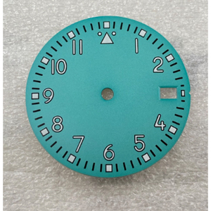 Esfera de Reloj Digital Modificada NH35 Luminosa Verde Retro de 28.5mm, Accesorio de Repuesto para Relojes Mecánicos - Product Image 4