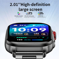 Reloj Inteligente AK109 con Linterna, Función de Contestar y Realizar Llamadas, Batería de 1400 mAh, Monitor de Actividad Física, Frecuencia Cardíaca, Resistente al Agua, para Android e iOS