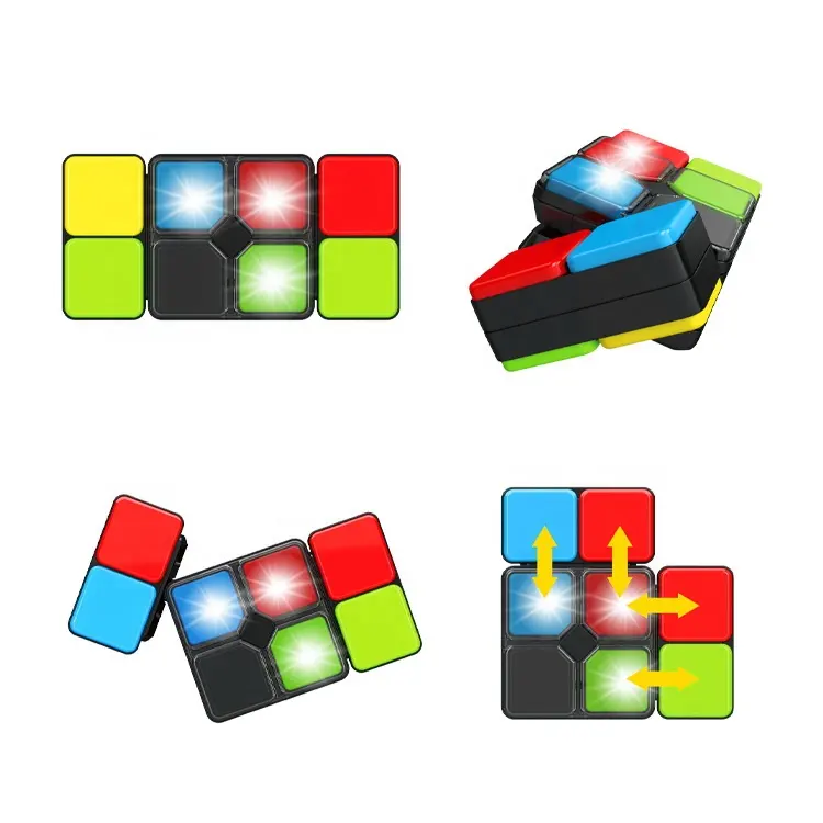 Electric Magic Cube for Kids Game Cube Toys for Children Cubos De Rubi Zauberwurfel with Light