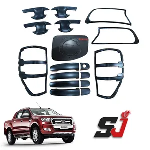 Conjunto de vestuário para ford ranger t7, conjunto de kits de equipamento exterior automotivo da tailândia